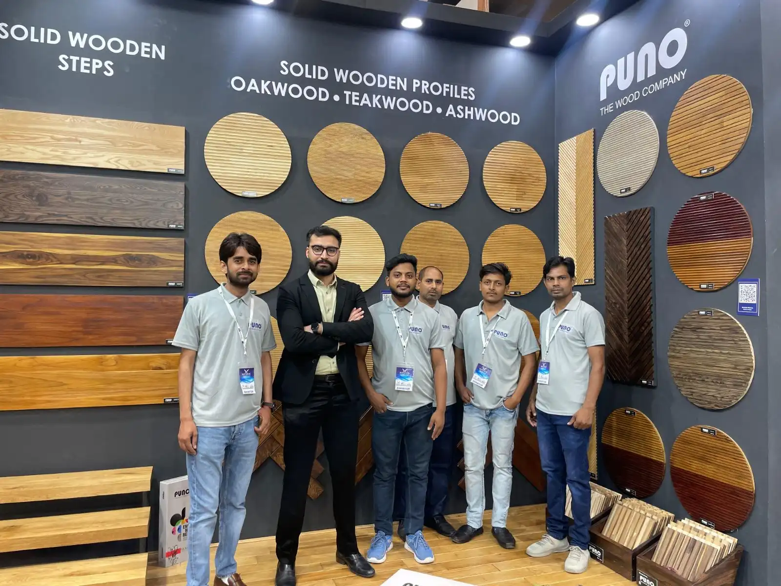 The Puno team at their exhibition stand