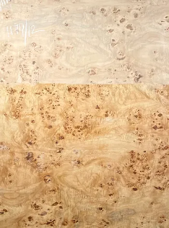 Mapa Burl veneer