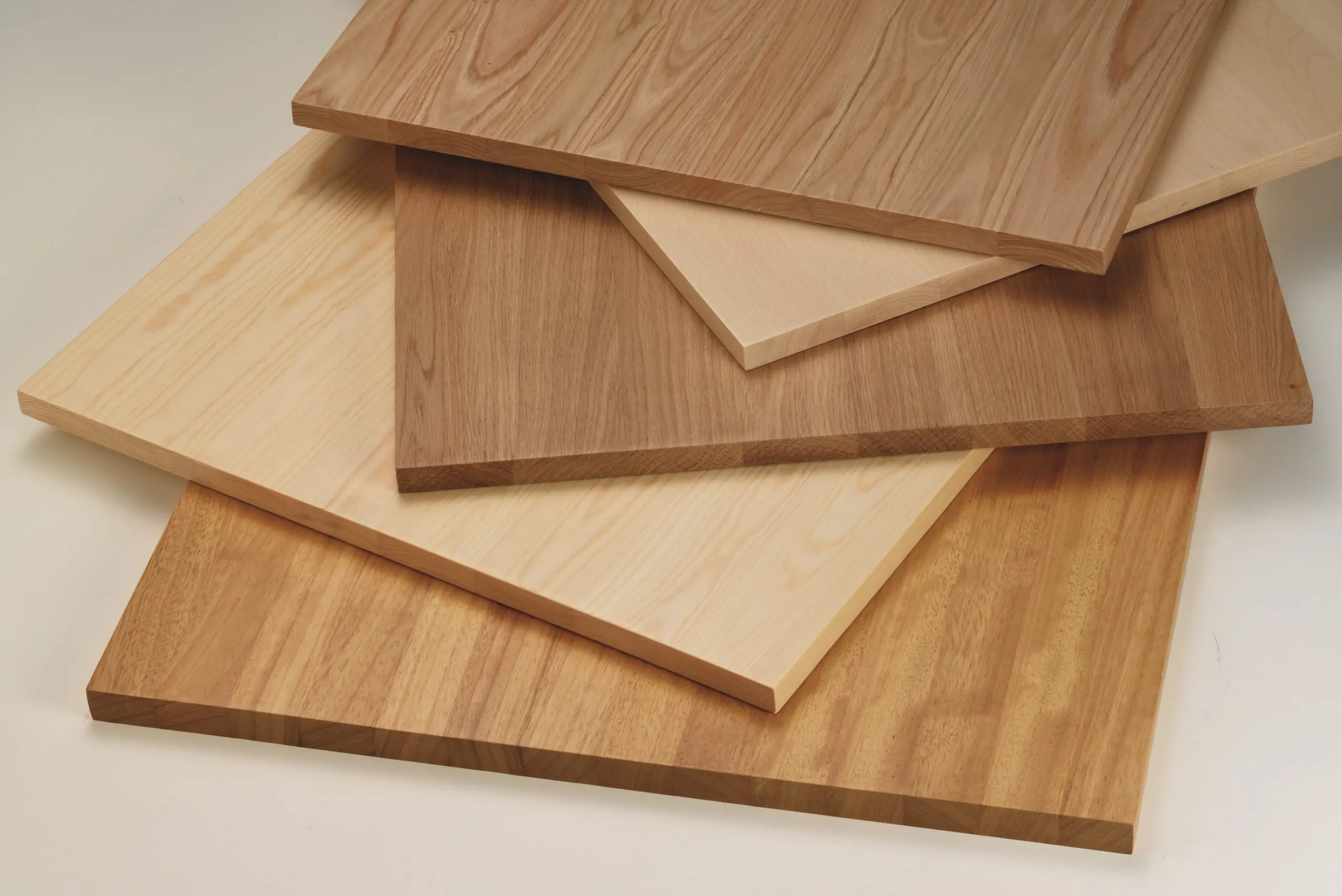 Select grade solid wood panel finished on both faces