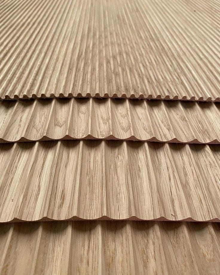 Close view of a sanded edge glued panel joint