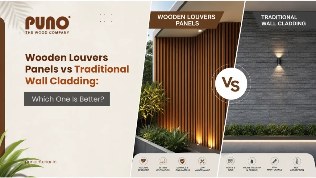 Wooden Louvers Panels vs Traditional Wall Cladding: Which One Is Better?